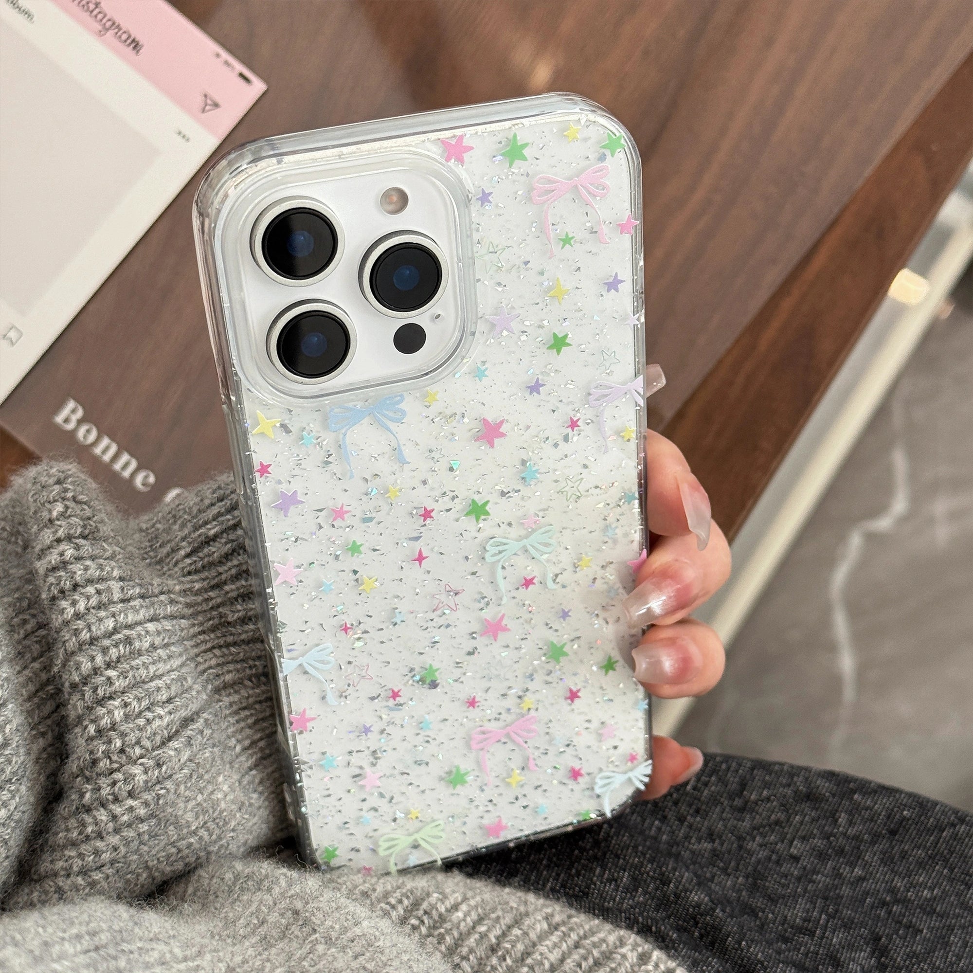 Colorful Stars & Knots - iPhone Case